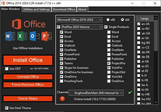 Office 2013-2024 C2R