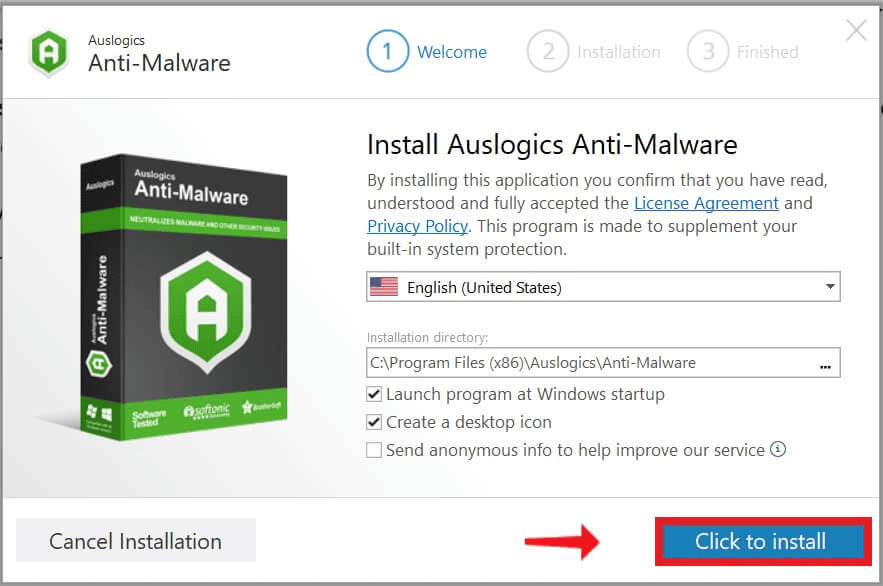 Auslogics Anti-Malware Full Descargar Gratis