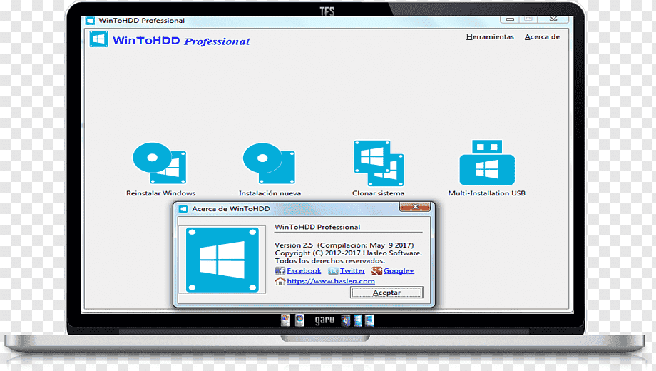 WinToHDD Full Descargar